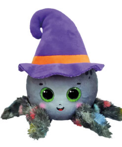 TY Beanie Boos Χνουδωτή Αράχνη με Καπέλο Μάγισσας Γκρι 15εκ