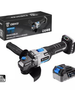 Γωνιακός Τροχός Mπαταρίας 20V Φ125 4Ah DEKO DKAG20BL01-S2
