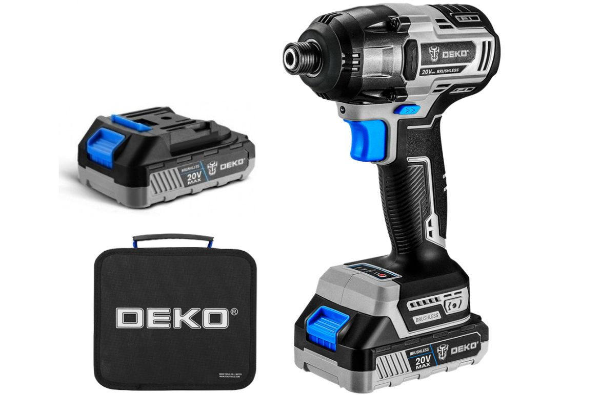 Παλμικό Κατσαβίδι Μπαταρίας 20V DEKO DKID20BL01-B