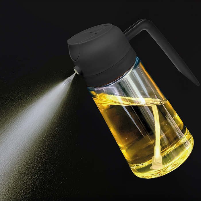 2 σε 1, ψεκαστήρας & διανομέας λαδιού, 470ml - LIFE EVOO - Image 4