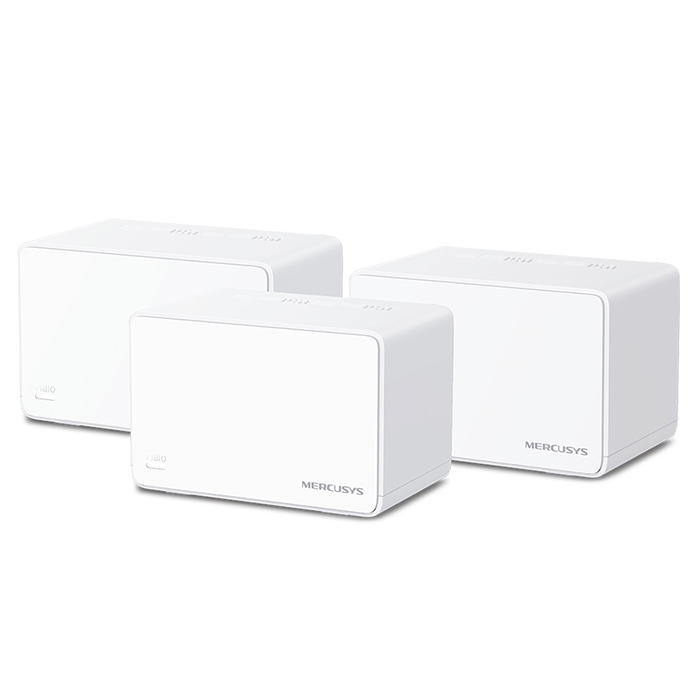 AX3000 Whole Home Mesh WiFi 6 System (3-pack) - MERCUSYS HALO H80X (3-PACK)