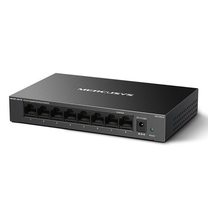 8-Port Gigabit desktop switch - MERCUSYS MS108GS - Image 2