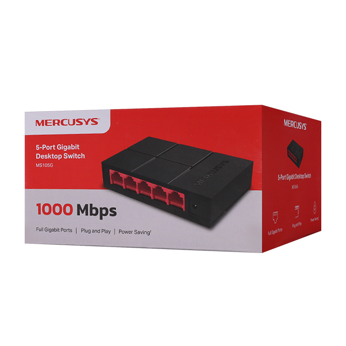 5-Port 10/100/1000Mbps desktop switch - MERCUSYS MS105G - Image 2