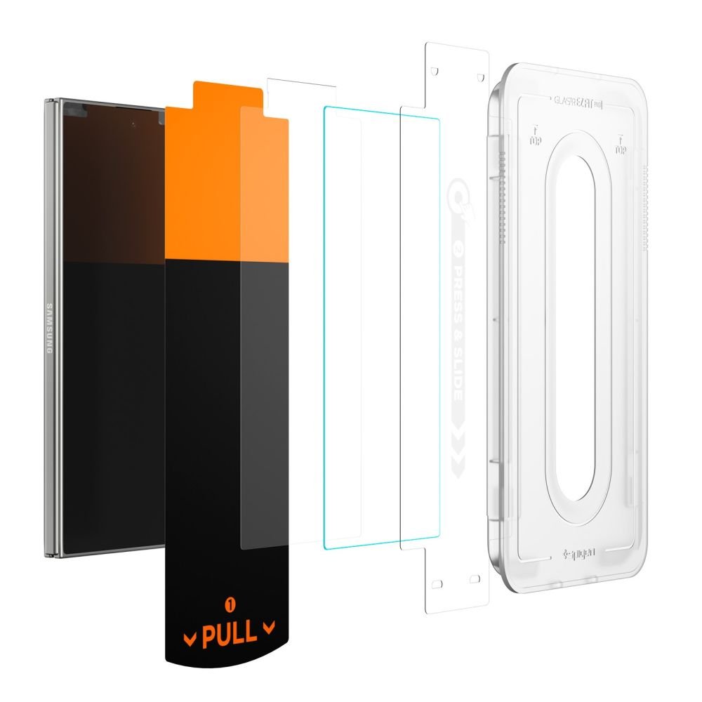 Spigen Glass tR EZ Fit Pro HD 2 τεμ., διαφανές - Samsung Galaxy Z Fold 7 (AGL09579) - Image 3