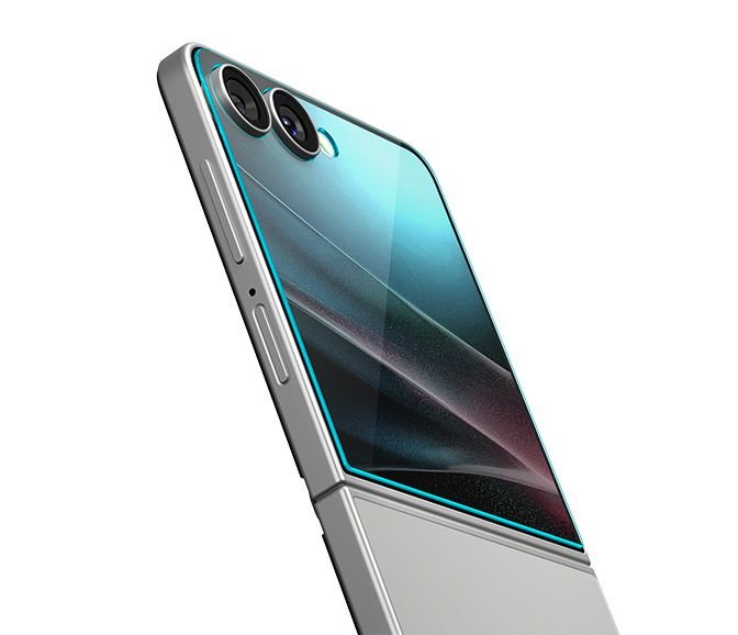 Spigen Glass tR EZ Fit HD 2 τεμάχια, διαφανές - Samsung Galaxy Z Flip 7 (AGL09585) - Image 4