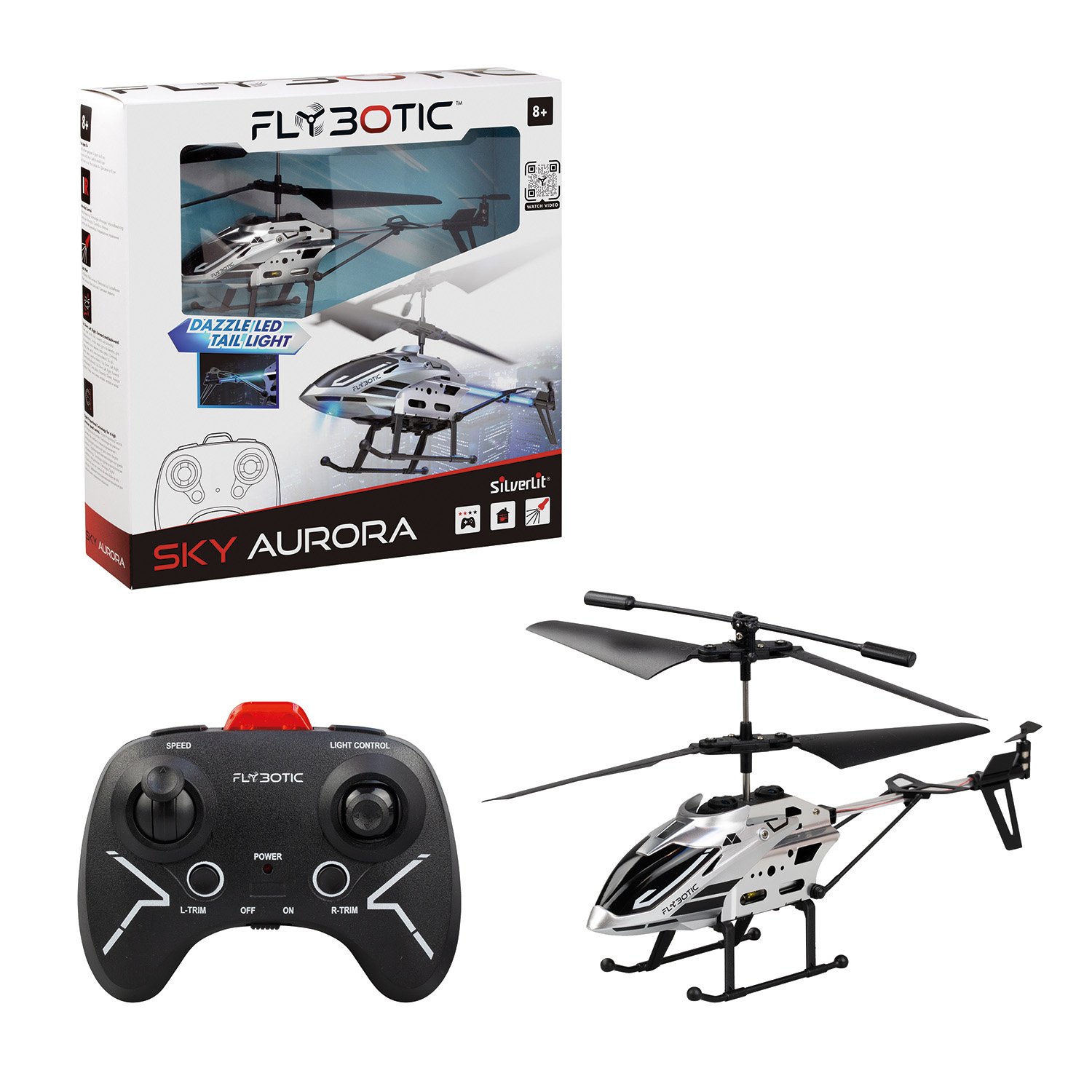 Silverlit Flybotic Sky Aurora Τηλεκατευθυνόμενο Ελικόπτερο Για 8+ Χρονών - Image 3