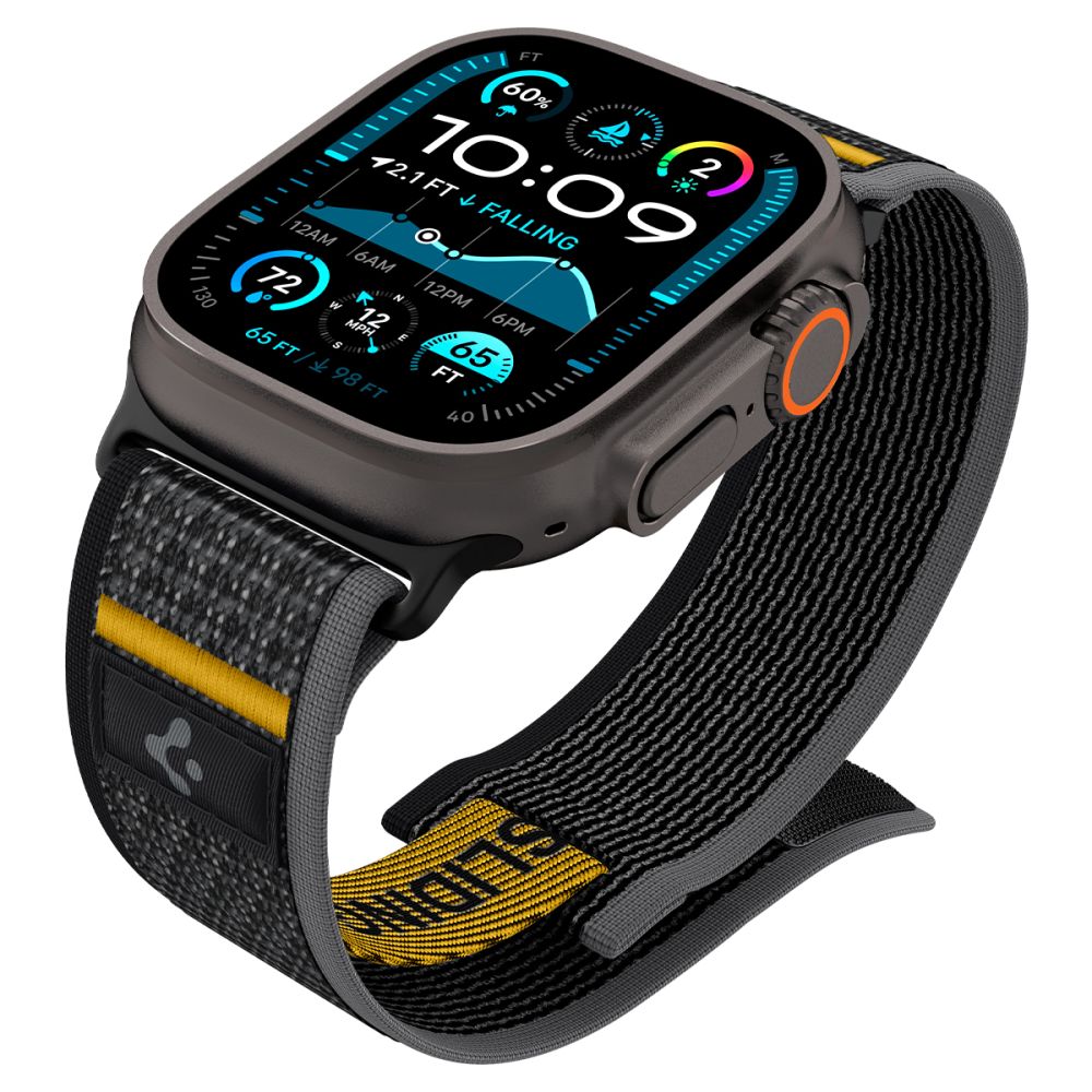 SPIGEN Athlex Air για Apple Watch 6 / 7 / 8 / 9 / 10 / SE / Ultra 1 / 2 (44 / 45 / 46 / 49 mm) ACTIVE BLACK AMP09033 - Image 9