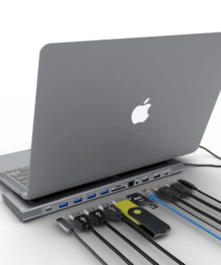 XTREME MAC (XWH-CDH-13) TYPE-C DOCKING HUB STATION - 12 PORTS ETHERNET, 2* HDMI, SD/MSD CARDS, USB-C PD 100W, USB-C, 4* USB 3.0, AUDIO IN/OUT