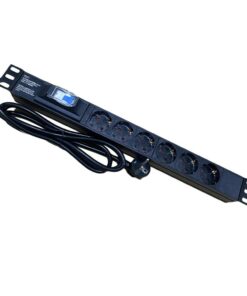 Πολύπριζο 6 Θέσεων 1U Power On PDU-CB-6 με Διακόπτη Κυκλώματος