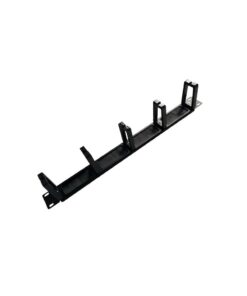 Οδηγός Καλωδίων με Βούρτσα και Κρίκους 1U Power On CM-051-BR