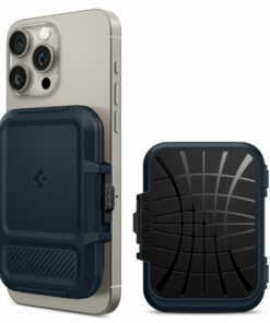 SPIGEN LOCK FIT MAGSAFE UNIVERSAL MAGNETIC CARD HOLDER METAL SLATE 8809971233774-AFA08526