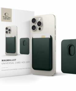 TECH-PROTECT MAGWALLET MAGSAFE UNIVERSAL MAGNETIC CARD HOLDER KHAKI  EAN: 5906302361854