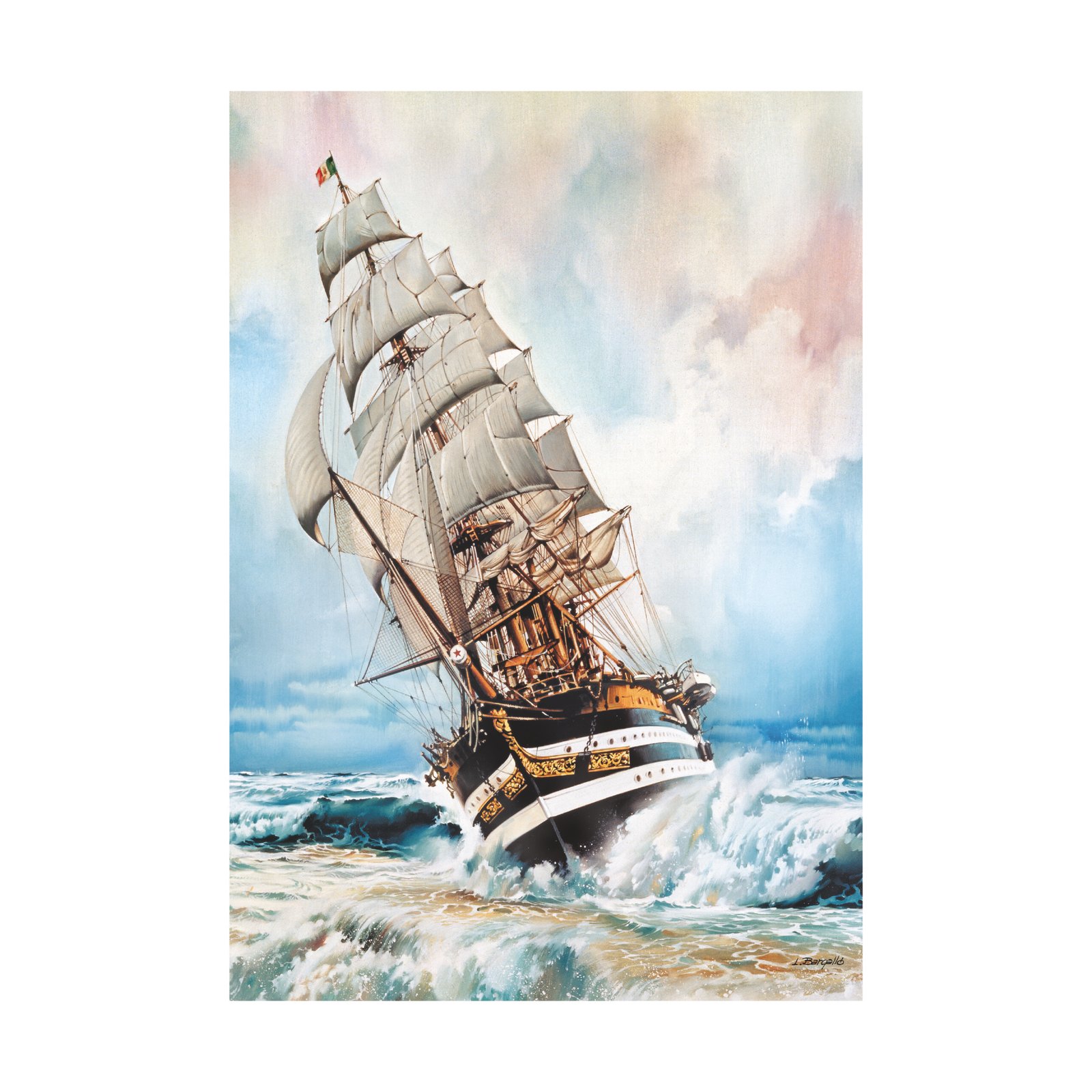 Clementoni Παζλ High Quality Collection Amerigo Vespucci 1000 τμχ - Compact Box - Image 2