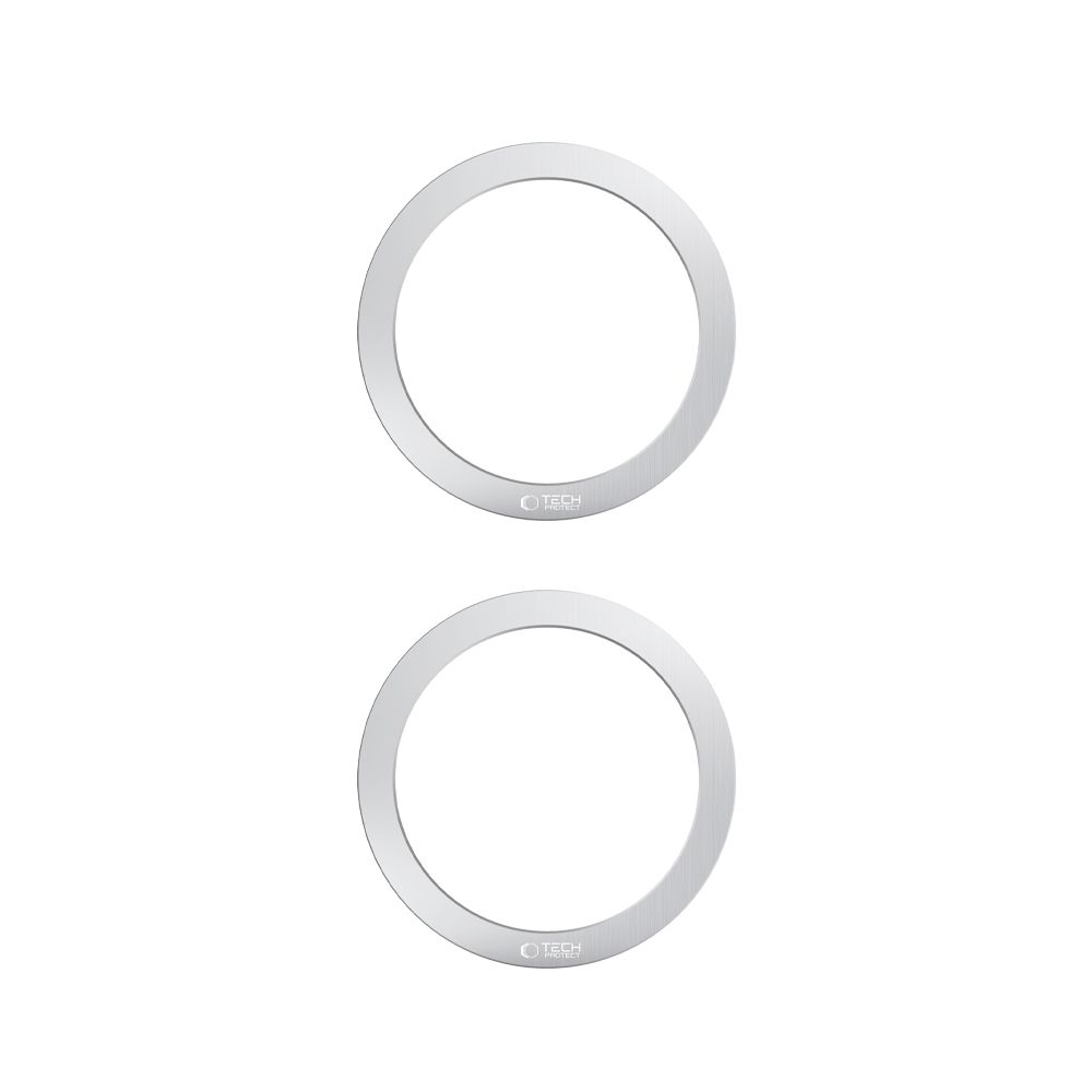 Tech-Protect MMP-110 2σε1 μαγνητικό δαχτυλίδι MagSafe ασημί & ασημί (5906302380473) - Image 2