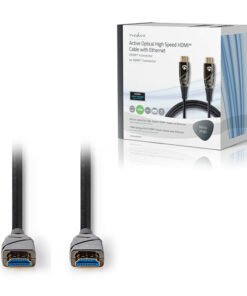 Ενεργό οπτικό καλώδιο High Speed HDMI with Ethernet, HDMI αρσ. - HDMI αρσ. 40m. - NEDIS CVBG3400BK400