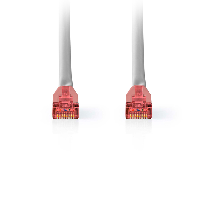 Καλώδιο δικτύου CAT 6, UTP, 10m σε γκρι χρώμα. - NEDIS CCGT85200GY100