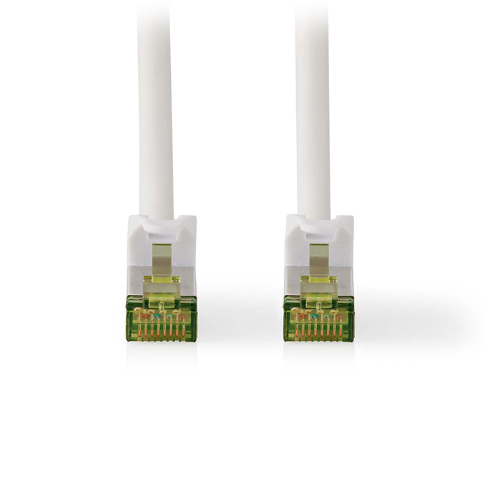 Καλώδιο δικτύου CAT 7, S/FTP, 1.00m σε λευκό χρώμα. - NEDIS CCGL85420WT10