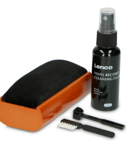 5-σε-1 σετ καθαρισμού δίσκων βινυλίου, 50ml σε ξύλινο σχεδιασμό. - LENCO TTA-5IN1
