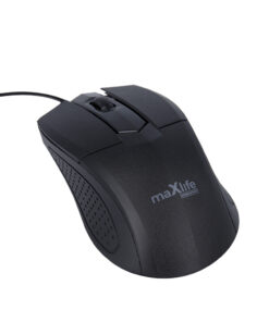 Maxlife - Home Office MXHM-01 Optical mouse 1000 DPI 1,2m - Black