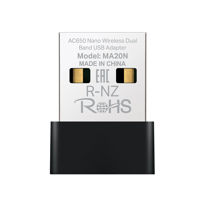 AC650 Nano wireless dual band USB adapter - MERCUSYS MA20N AC650