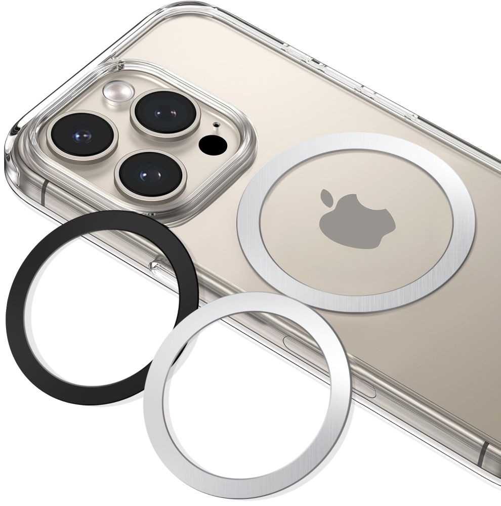TECH-PROTECT MMP-110 2 σε 1 μαγνητικό δαχτυλίδι MagSafe ασημί & μαύρο (5906302322718) - Image 5
