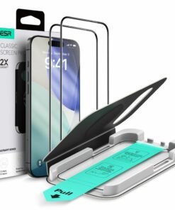 ESR ULTRAFIT TEMPERED GLASS 2-PACK IPHONE AIR BLACK 4894240287743