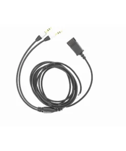 Tellur - QD to 2 x Jack 3.5mm Adapter Cable - Black - Καλώδιο προσαρμογέα QD σε 2 x Jack 3,5 mm