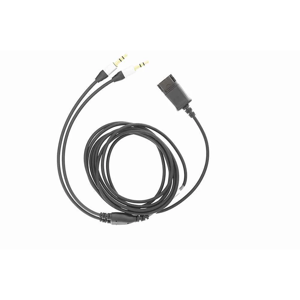 Tellur - QD to 2 x Jack 3.5mm Adapter Cable - Black - Καλώδιο προσαρμογέα QD σε 2 x Jack 3,5 mm