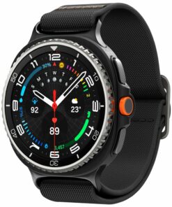 SPIGEN LITE FIT SAMSUNG GALAXY WATCH 8 / CLASSIC (40 / 44 / 46 MM) BLACK  AMP10117