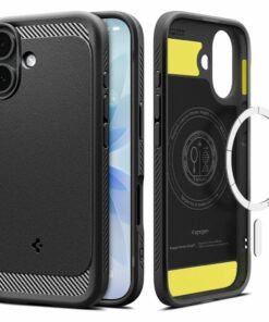 SPIGEN RUGGED ARMOR MAG MAGSAFE IPHONE 17 MATTE BLACK  ACS10367