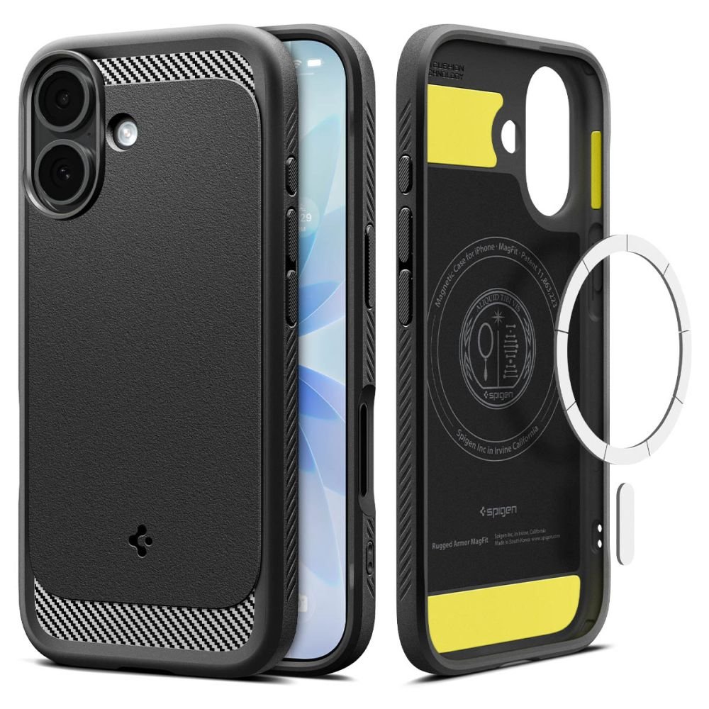 SPIGEN RUGGED ARMOR MAG MAGSAFE IPHONE 17 MATTE BLACK ACS10367