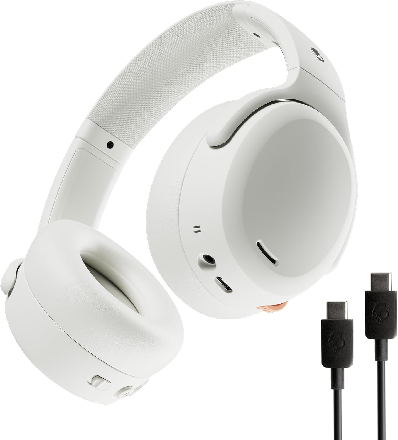 SKULLCANDY (S6CAW-S951) CRUSHER ANC 2 , WIRELESS WITH ACTIVE NOISE CANCELING HEADPHONES (BONE/ORANGE)