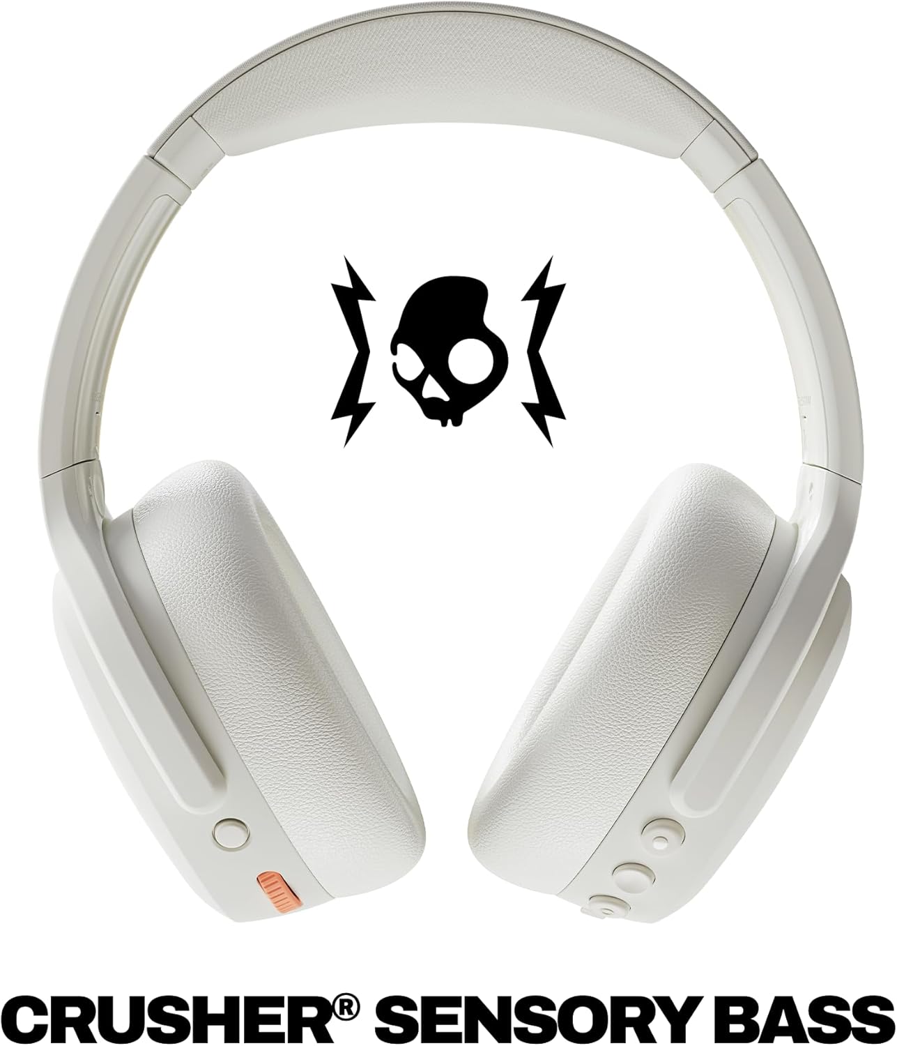 SKULLCANDY (S6CAW-S951) CRUSHER ANC 2 , WIRELESS WITH ACTIVE NOISE CANCELING HEADPHONES (BONE/ORANGE) - Image 2