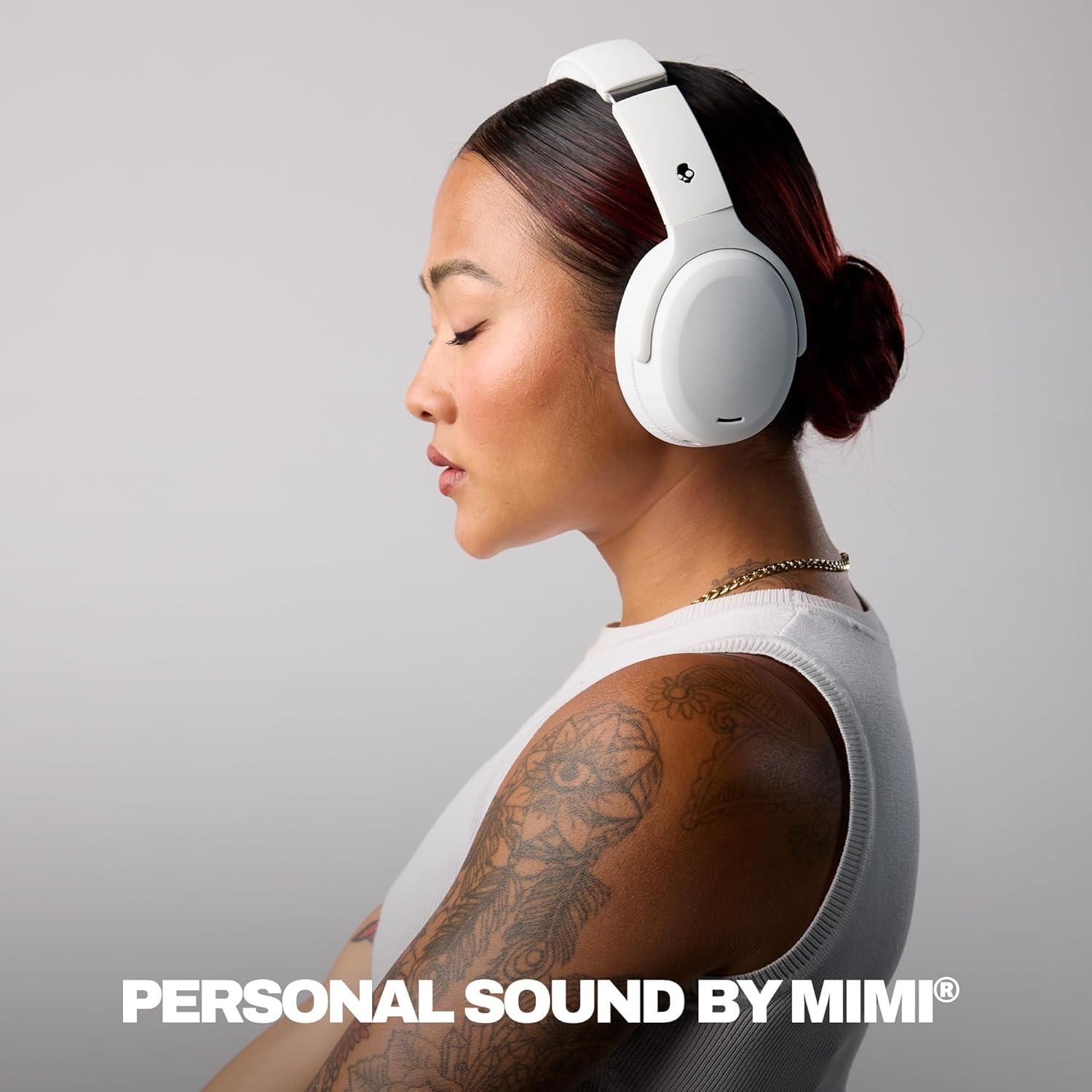 SKULLCANDY (S6CAW-S951) CRUSHER ANC 2 , WIRELESS WITH ACTIVE NOISE CANCELING HEADPHONES (BONE/ORANGE) - Image 6
