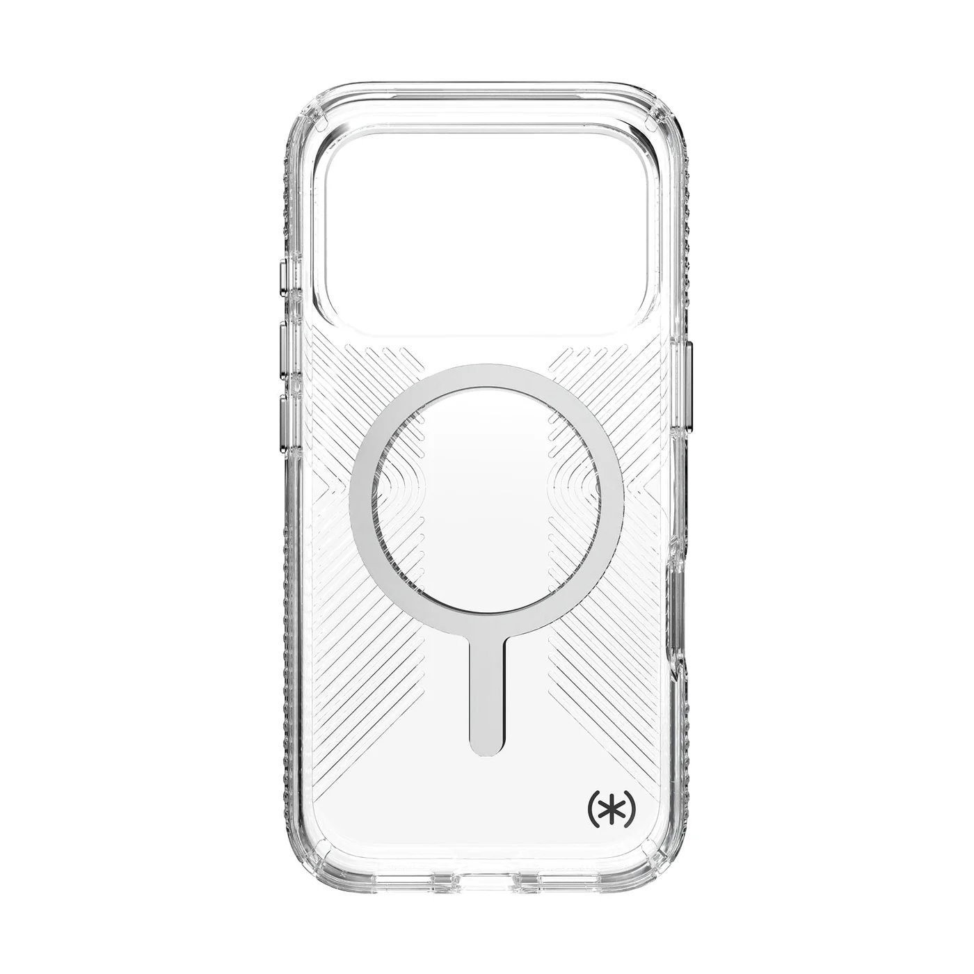 SPECK IPHONE 17 PRO CASE (150973-3223) PRESIDIO PERFECT CLEAR GRIP + MS-CLEAR/CLEAR/SILVER