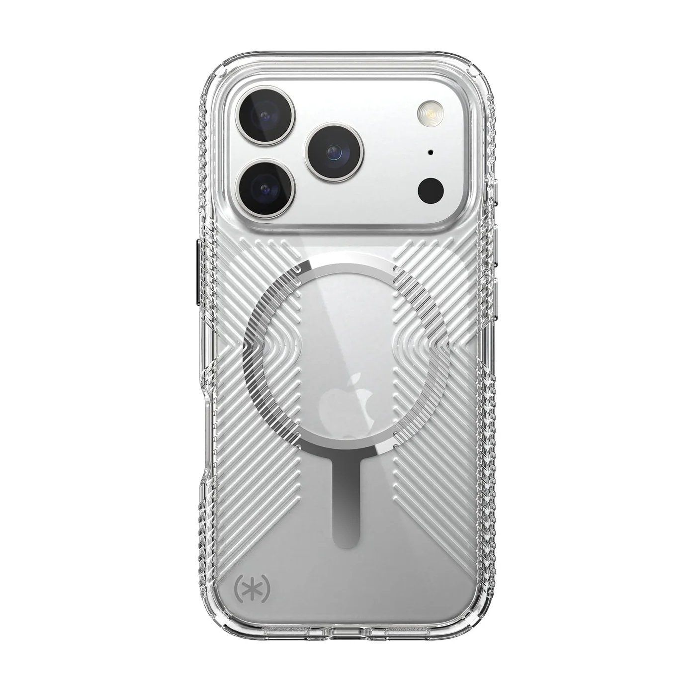 SPECK IPHONE 17 PRO CASE (150973-3223) PRESIDIO PERFECT CLEAR GRIP + MS-CLEAR/CLEAR/SILVER - Image 4