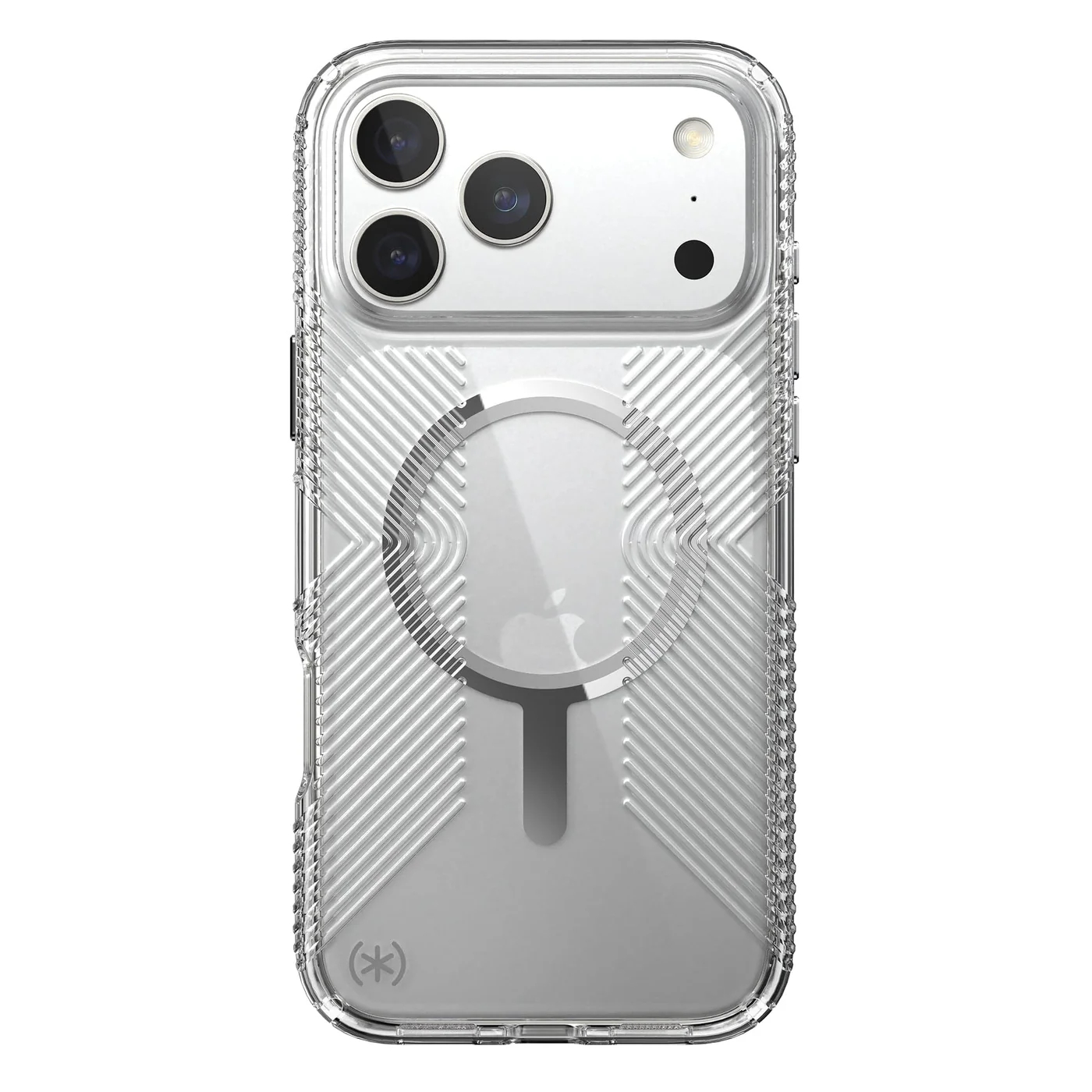 SPECK IPHONE 17 PRO MAX CASE (150982-3223) PRESIDIO PERFECT CLEAR GRIP + MS-CLEAR/CLEAR/SILVER - Image 2