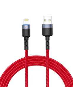 Tellur - Glowing Connection -  USB to Lightning Led Cable 3A - Red
