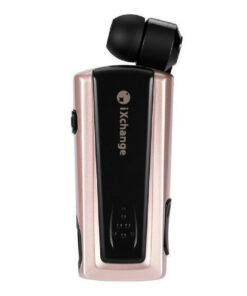 iXchange UA27 In-ear Bluetooth Handsfree Ακουστικό Πέτου Χρυσό