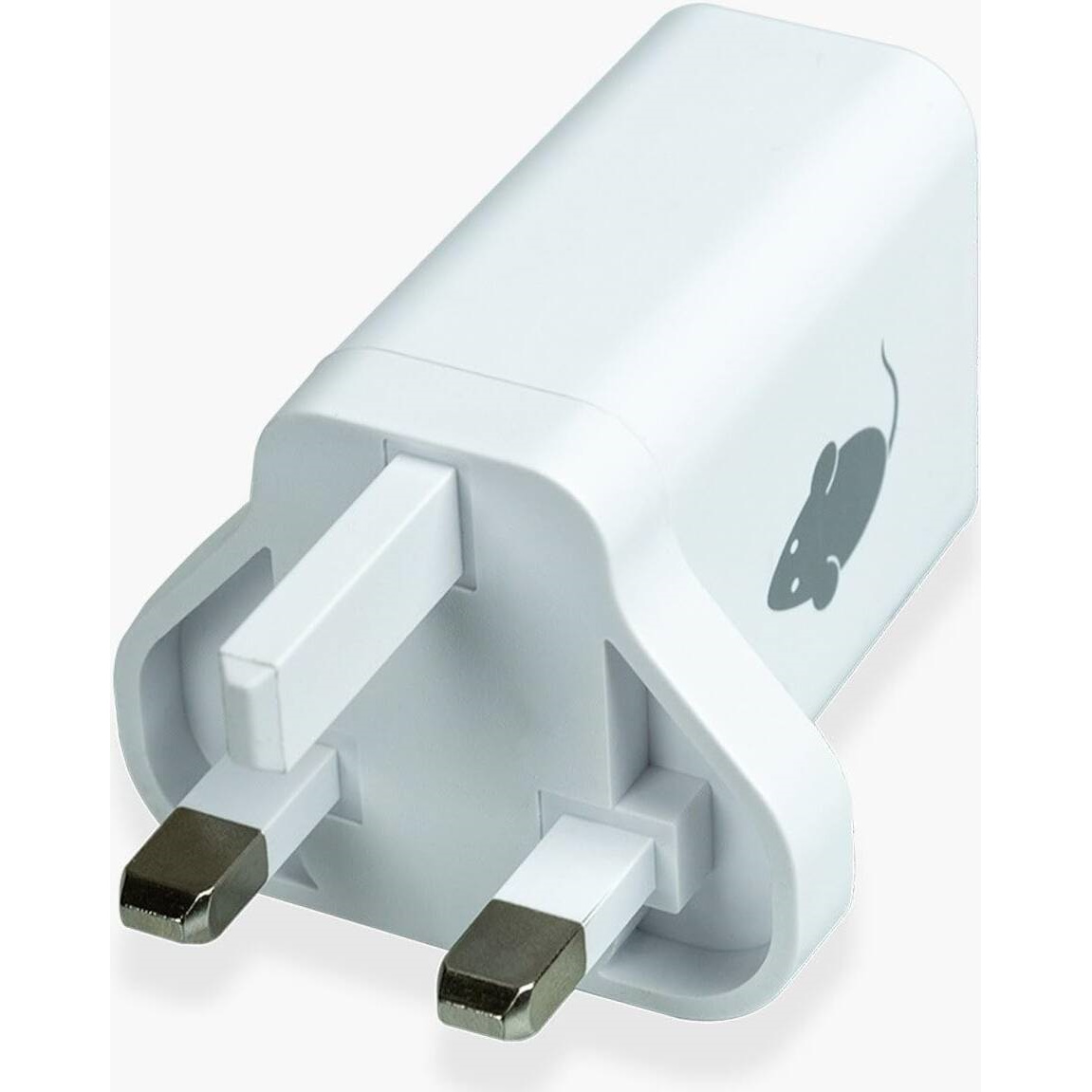 GREEN MOUSE - USB/USB-C Wall Charger - UK Plug