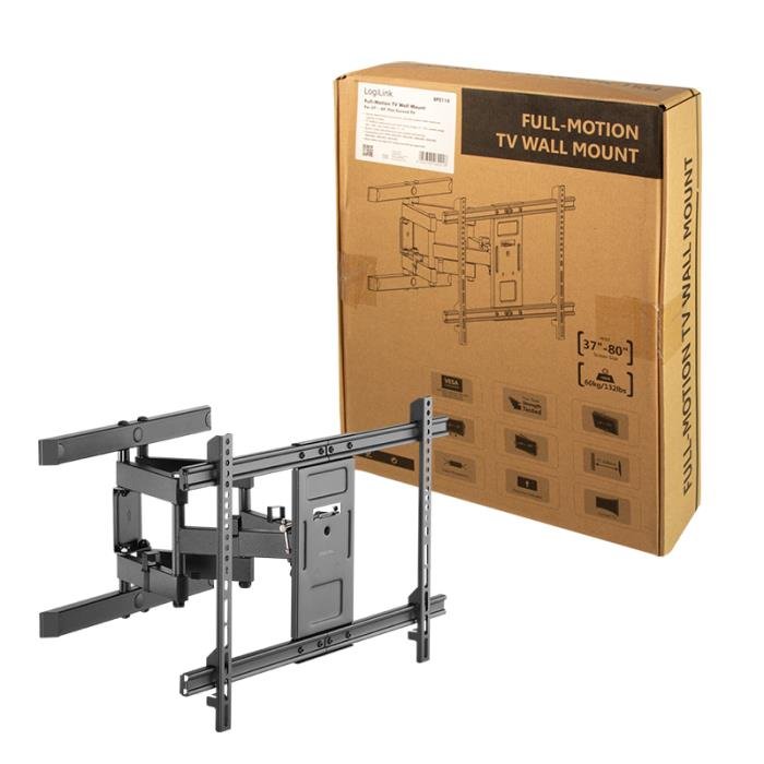 Βάση Τηλεόρασης Επιτοίχια LogiLink BP0114 37"-80" έως 60kg - Image 3