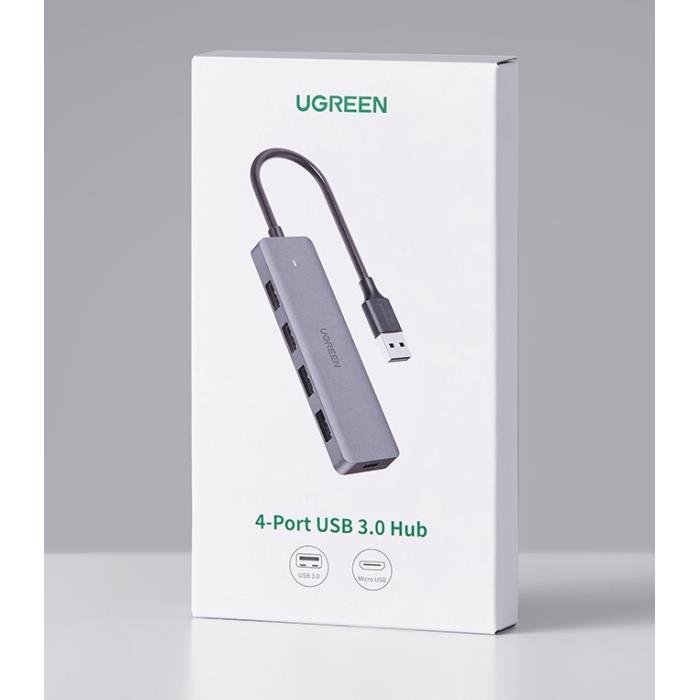 USB-C 3.0 Hub 4 Θέσεων UGREEN CM219 70336 Γκρί - Image 3