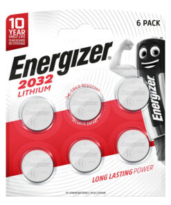 Μπαταρία λιθίου (κουμπί) Energizer CR2032, σε blister 6 μπαταριών. - ENERGIZER CR2032/6PCS LITHIUM COIN BLISTER