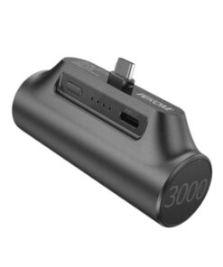 Power Bank 3000mAh 10W WK WP-07 USB-C 1 Θέσης Μαύρο