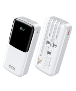 Power Bank 20000mAh PD 22,5W WK WP-66 2 Θέσεων, με καλώδιο USB-C/Lightning/Micro/USB Λευκό