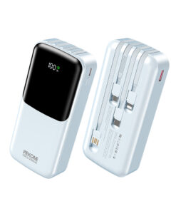 Power Bank 20000mAh PD 22,5W WK WP-66 2 Θέσεων, με καλώδιο USB-C/Lightning/Micro/USB Μπλέ