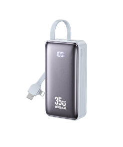 Power Bank 10000mAh PD 35W WK WP-61 2 Θέσεων, με καλώδιο USB-C/Lightning Μπλέ