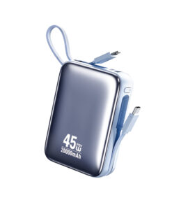 Power Bank 20000mAh PD 45W WK WP-50 2 Θέσεων, με καλώδιο USB-C/Lightning Μπλέ