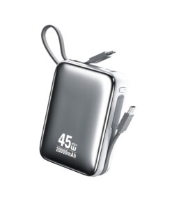Power Bank 20000mAh PD 45W WK WP-50 2 Θέσεων, με καλώδιο USB-C/Lightning Λευκό