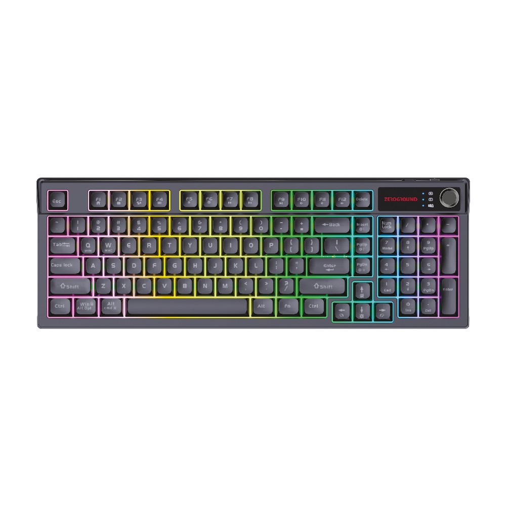 Ενσύρματο Πληκτρολόγιο Gaming RGB Zeroground KB-3800G HANZO v3.0 - Image 2